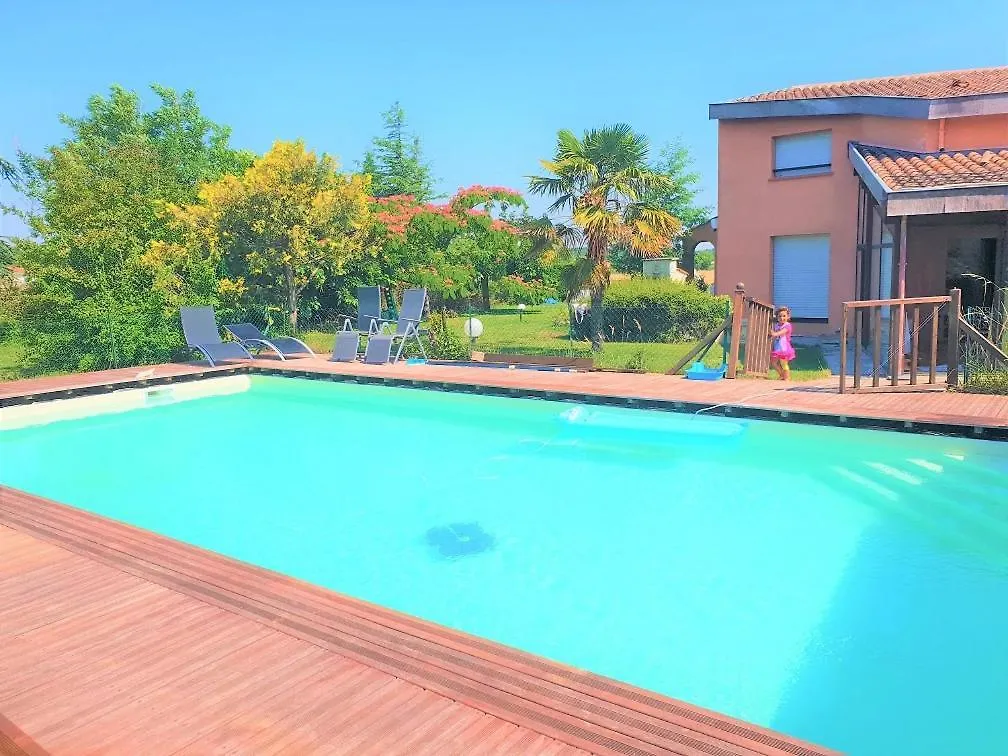 Maison Standing 260M2 Veranda Piscine Jardin 2700M2 Vue Campagne Lherm