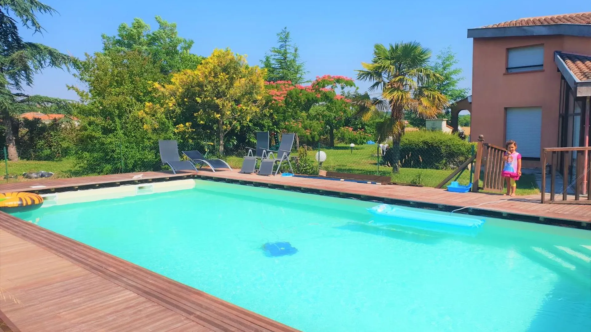 Maison Standing 260M2 Veranda Piscine Jardin 2700M2 Vue Campagne Lherm  France