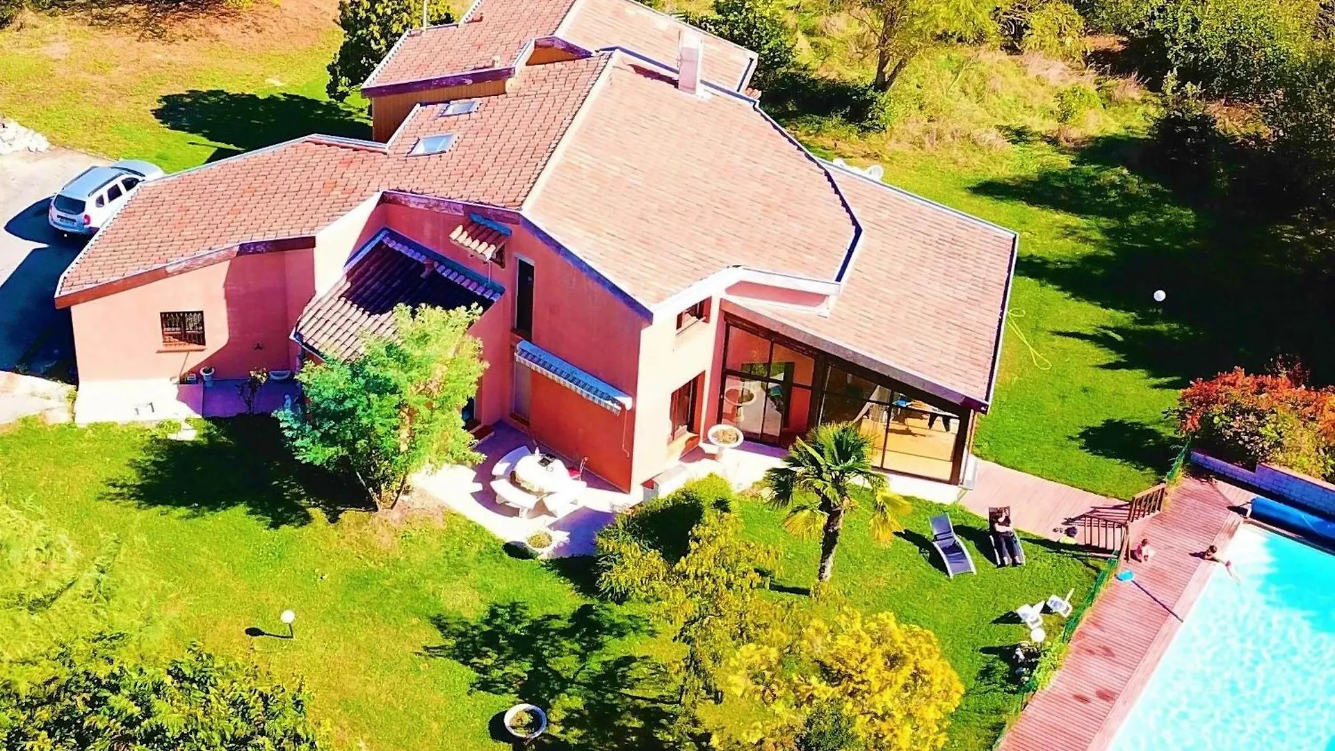 Maison Standing 260M2 Veranda Piscine Jardin 2700M2 Vue Campagne Lherm  Villa